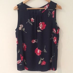 NINE WEST sleeveless floral top